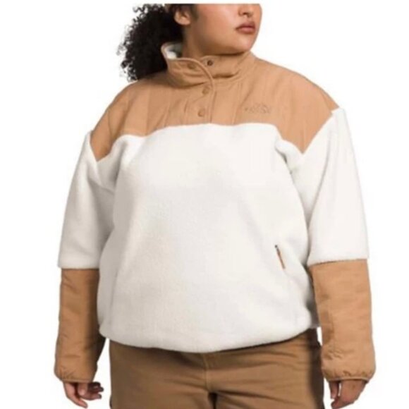 NWT The North Face Women's Plus Cragmont 1/4 Snap Fleece Pullover 3XL